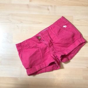 Pink Abercrombie size 14 girls shorts